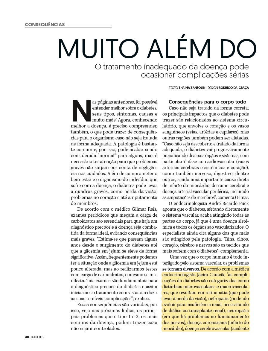 Leia mais sobre o artigo Revista Diabetes – Edição 18 – Editora Alto Astral